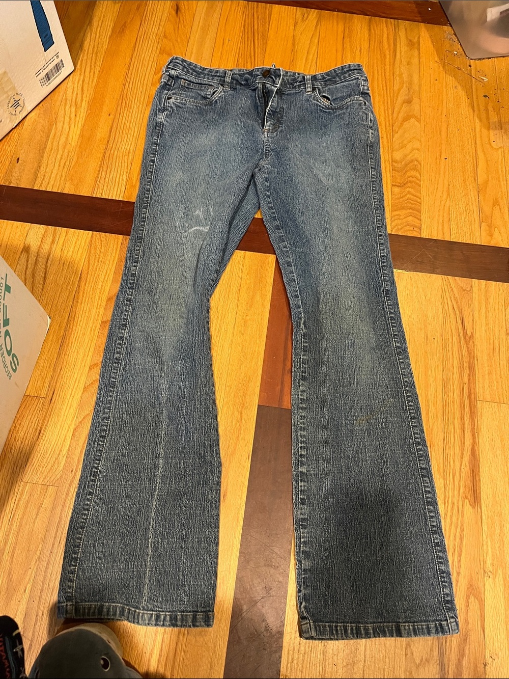 Lee Women’s Faded Blue Flare Jeans